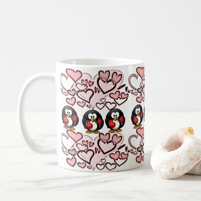 Alla hjärtans dag Mugg Muggar (Med munk)