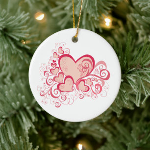 Alla hjärtans dag Ornament