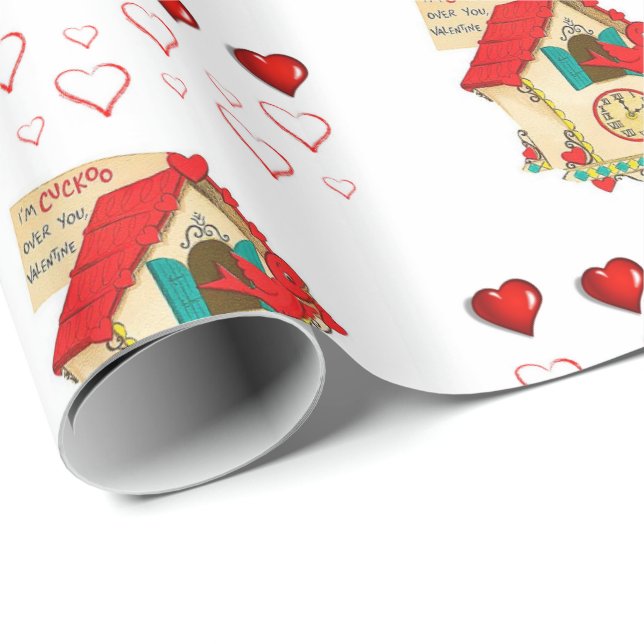 Alla hjärtans dag Papper Presentpapper (Rullad Hörn)