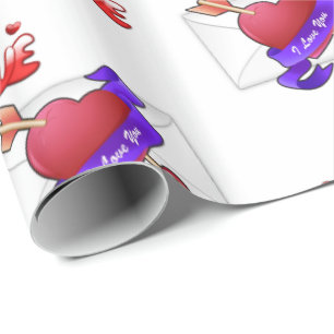 Alla hjärtans dag Papper Presentpapper