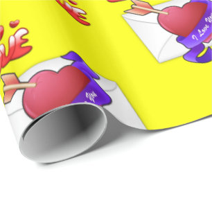 Alla hjärtans dag Papper Presentpapper