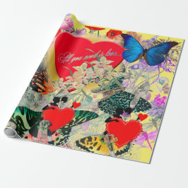 Alla hjärtans dag Papper Presentpapper