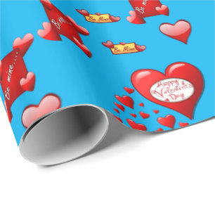 Alla hjärtans dag Papper Presentpapper