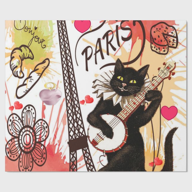 Alla hjärtans dag Papper Presentpapper (Platt)