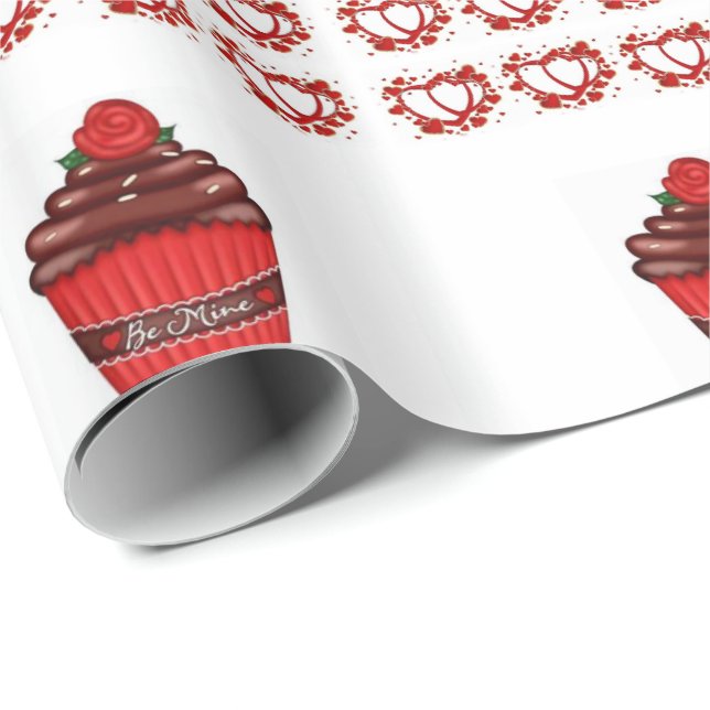Alla hjärtans dag Papper Presentpapper (Rullad Hörn)