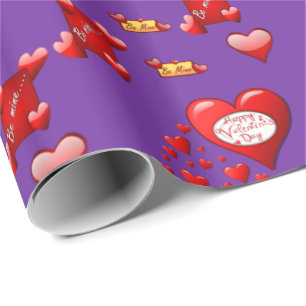 Alla hjärtans dag Papper Presentpapper
