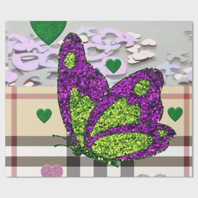 Alla hjärtans dag Papper Presentpapper (Platt)