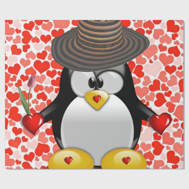 Alla hjärtans dag Papper Presentpapper (Platt)