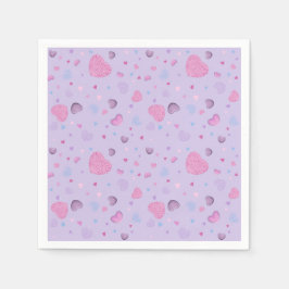 Alla hjärtans dag pappersservett