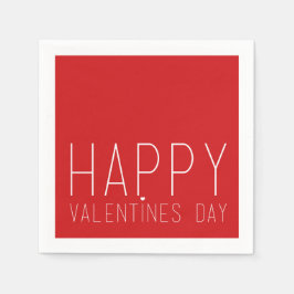 Alla hjärtans dag pappersservett