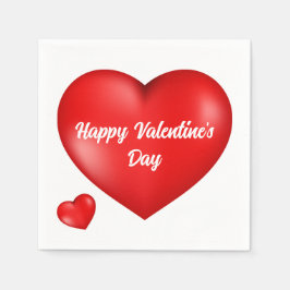 Alla hjärtans dag pappersservett