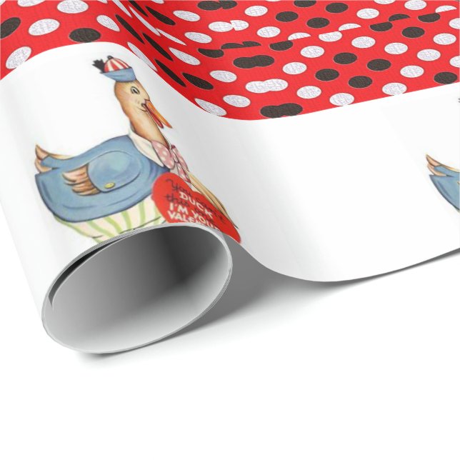Alla hjärtans dag, Pappra Anka Presentpapper (Rullad Hörn)