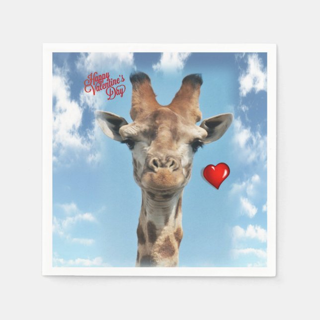 Alla hjärtans dag Pappra blöjor Pappersservett (Framsidan)