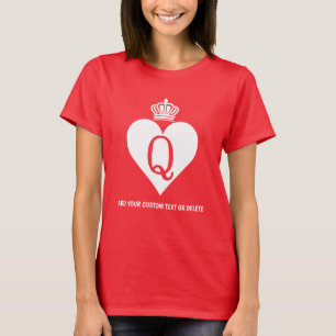 Alla hjärtans dag-par Alla hjärtans dags-drottning T Shirt