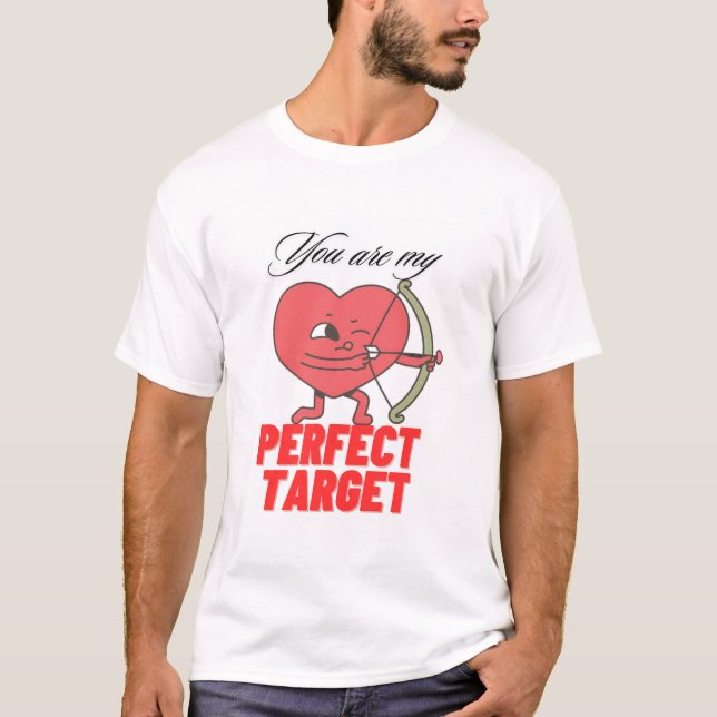 Alla hjärtans dag Par Matching Romantic Tshirt T Shirt (Framsida)
