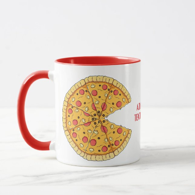 Alla hjärtans dag-par Snygga matchande pizzapojke Mugg (Vänster)