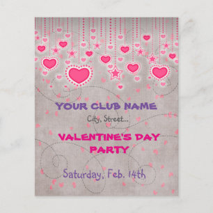 Alla hjärtans dag Party Flyer