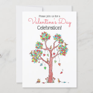 Alla hjärtans dag Party Inbjudningar