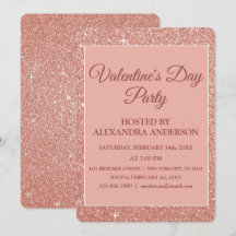 Alla hjärtans dag Party Ro Guld Gnistra och Glitte