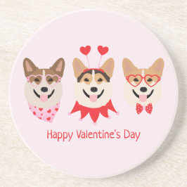 Alla hjärtans dag Pembroke Welsh Corgi Hundar Underlägg