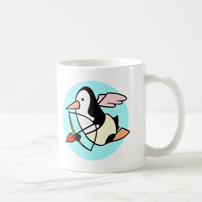 Alla hjärtans dag Penguin Mugg (Höger)