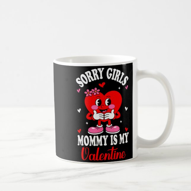 Alla hjärtans dag pojkar barn ledsen flickor Mamma Kaffemugg (Höger)