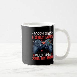 Alla hjärtans dag pojkar barn son videospel rolig kaffemugg