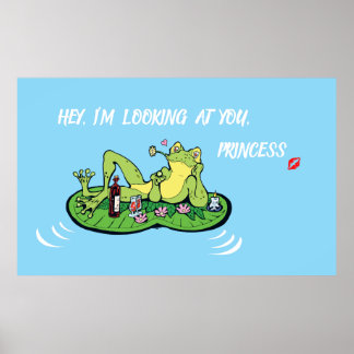 Alla hjärtans dag Poster Kärlek Funny Princess Fro