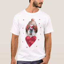 Alla hjärtans dag present Sankt Bernhard Hund