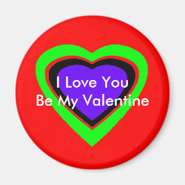 Alla hjärtans dag presenterar MUSEUM Zazzle Magnet