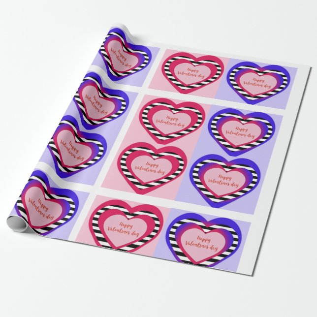 Alla hjärtans dag presentpapper (Utrullad)