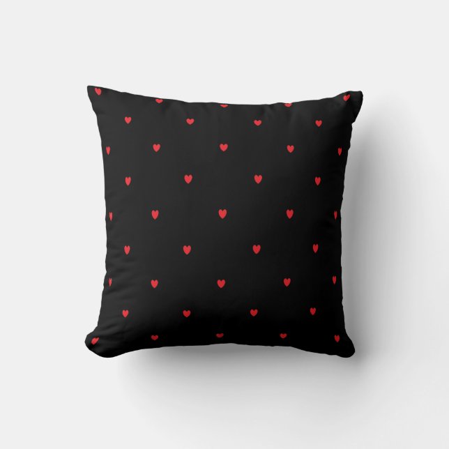 Alla hjärtans dag Red Heart Anpassningsbar Cute Gi Kudde (Framsida)