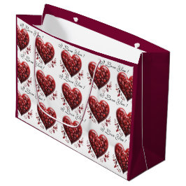 Alla hjärtans dag Red Hearts I Kärlek You