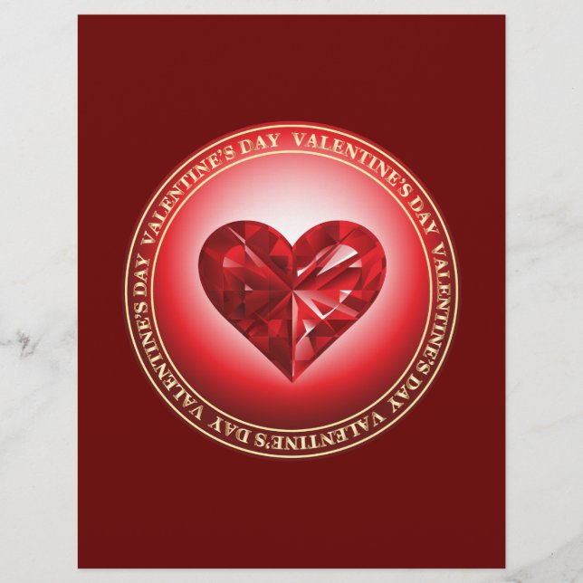 Alla hjärtans dag reklamblad (Framsidan)