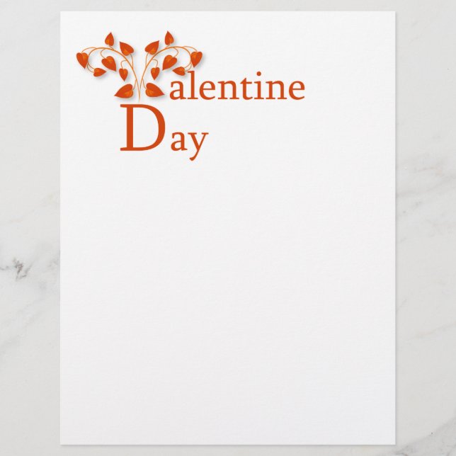 Alla hjärtans dag reklamblad (Framsidan)