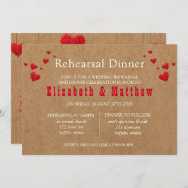 Alla hjärtans dag - repetitionsmiddag inbjudningar