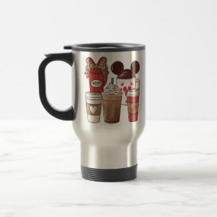 Alla hjärtans dag Rolig Latte Kaffeälskare Resemugg