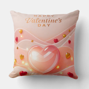 Alla hjärtans dag - Romantic Heart Decorative Cush Kudde
