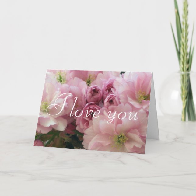 Alla hjärtans dag Romantic Kärlek Helgkort (Framsida)