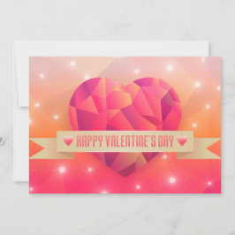 Alla hjärtans dag Romantic Kärlek Modern Julkort