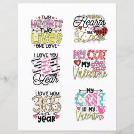 Alla hjärtans dag Romantiska Scrapbook-element