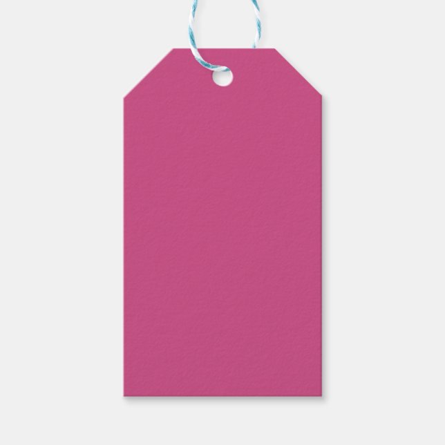"Alla hjärtans dag Rosa" Enhetlig Rosa Presentkort Presentetikett (Framsidan)