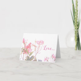 Alla hjärtans dag rosor vykort