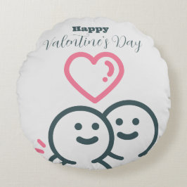 Alla hjärtans dag rund kudde