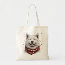 Alla hjärtans dag Samoyed Hund