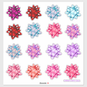 Alla hjärtans dag, satängar klistermärken