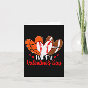 Alla hjärtans dag Shirt Boys Basketball Basebal Kort