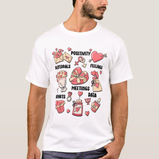 Alla hjärtans dag, skolan Psycholog School Psych T Shirt