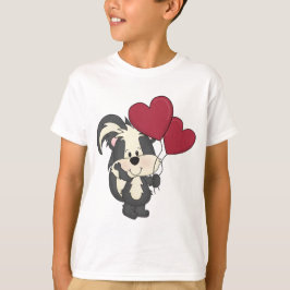 Alla hjärtans dag Skunk t-shirt