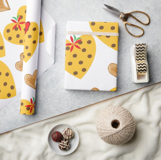 Alla hjärtans dag som blåser Pappra hjärtan Presentpapper (Hantverk)